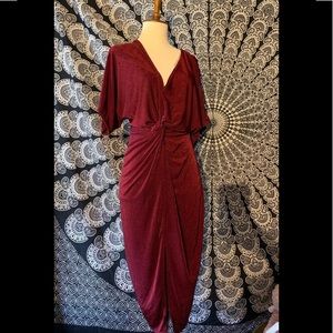 Red fashion nova dress